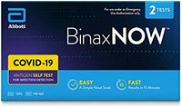 BinaxNOW COVID-19 Antigen OTC Home Test - 1 Pack of 2