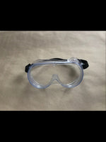 Clear goggles for maximum eye protection - suitable for eyeglass wearers