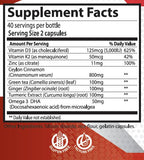 Salvavida Supplements - 1 Year Supply - 10 Pack - Plus FREE BONUS - Half Mask With P3 ULPA NANO Filter